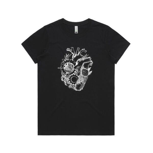 I Heart Nature  -  - Womens Maple Organic Tee Thumbnail