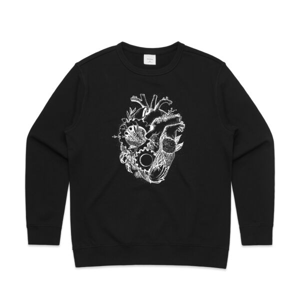 I Heart Nature  -  - Womens Premium Crew Thumbnail