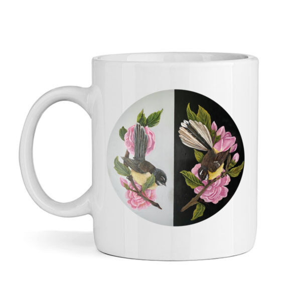 Piwakawaka in the Roses Thumbnail