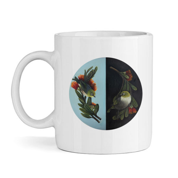 Tauhou in the Pōhutukawa - Mug Thumbnail