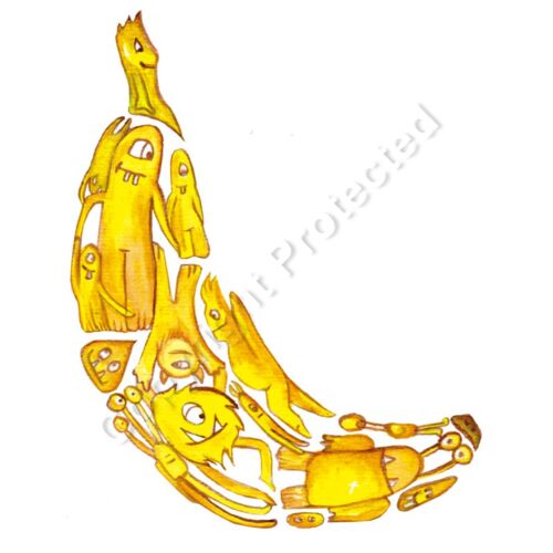 Banana Monster Print Thumbnail